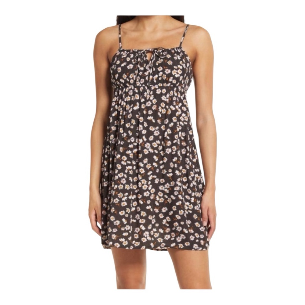Billabong woman’s Feelin Blue Floral Print Minidress M